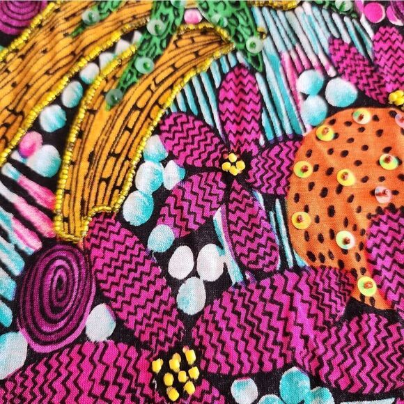 Ok-Sam ll embroidery fruitand flowers blouse - Picture 14 of 15